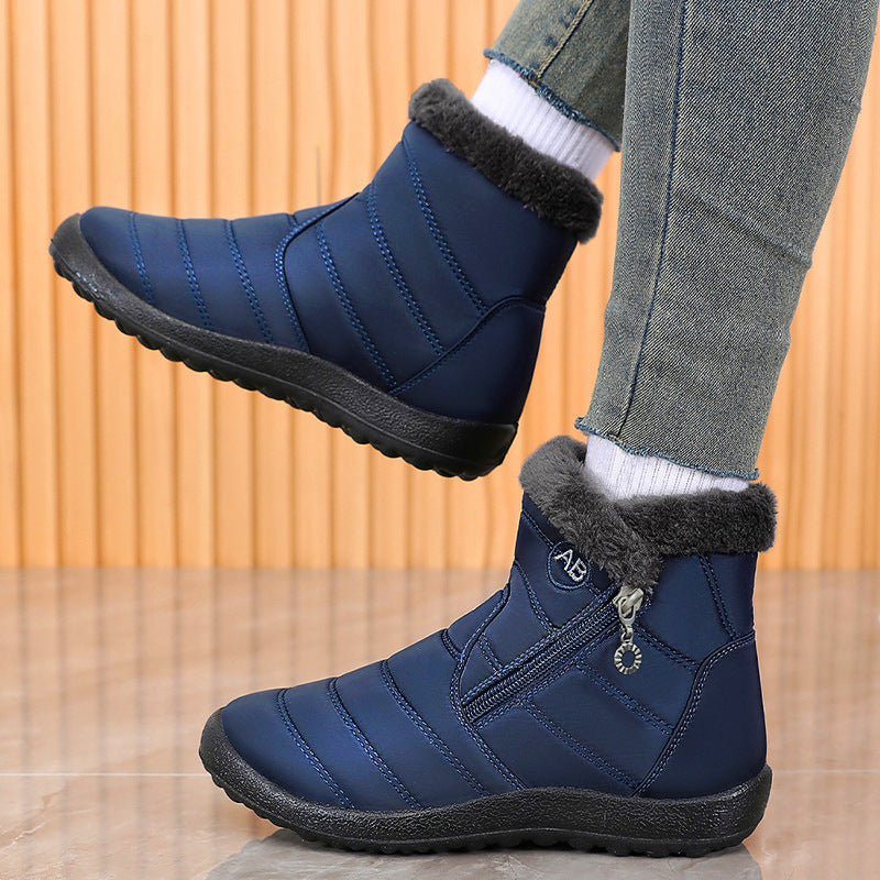 Womens Winter Cotton Shoes New PU Style For Foreign Trade