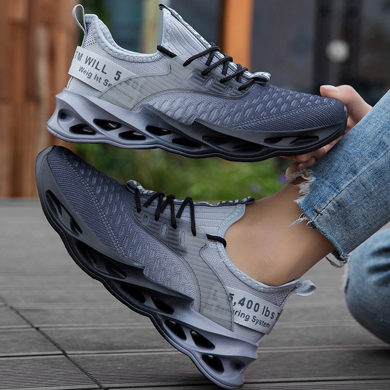 Couples Flyknit Plus-Size Casual Running Shoes