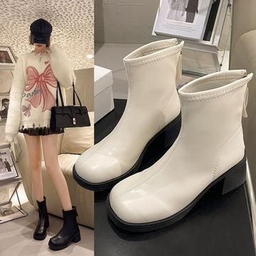 Womens Versatile Casual And Comfortable Ankle Boots